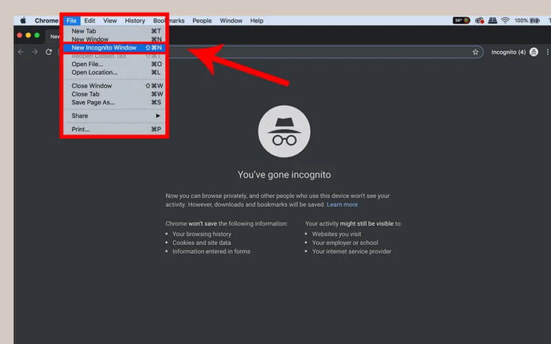 Use Incognito Mode When Searching Flights